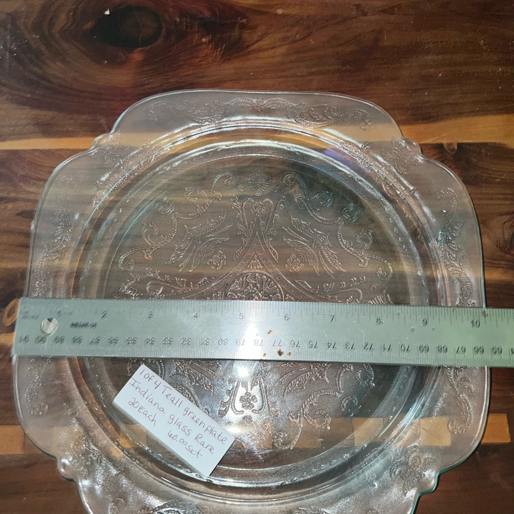 RARE Green Indiana Glass - Picture 4 of 5
